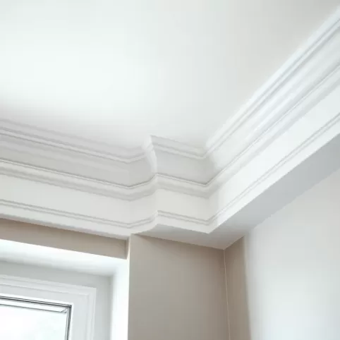 Wykończenie między sufitem a ścianą